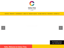 Tablet Screenshot of colourtime.com